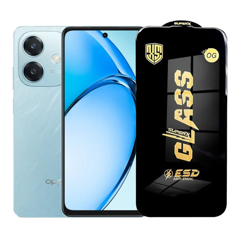 Flippy, Folie de Protectie pentru Oppo A3x, Flippy, Sticla Securizata ESD, Margini Negre