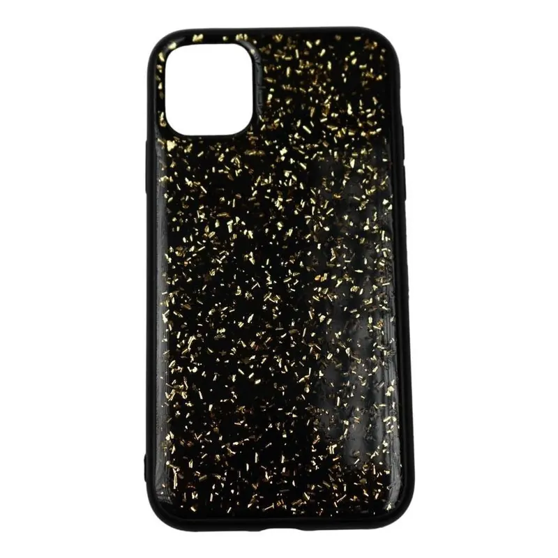 Apple, Husa de protectie pentru Apple iPhone 11 Pro Luxury Glitter Negru