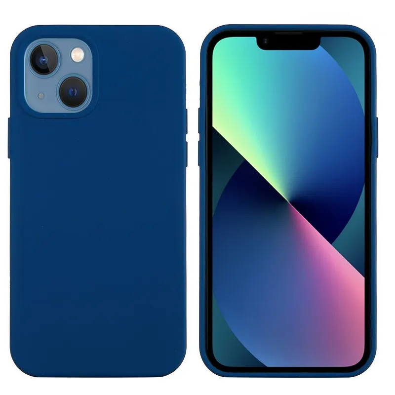 Samsung, Husa protectie compatibila cu Samsung S10 E Liquid Silicone Case Albastru inchis