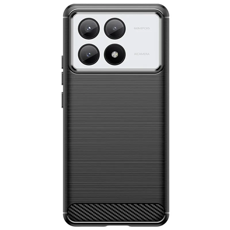 Husa de Protectie pentru Xiaomi Redmi Note 13C 5G, Flippy, Protectie 360, din TPU cu element de Carbon, Anti Alunecare