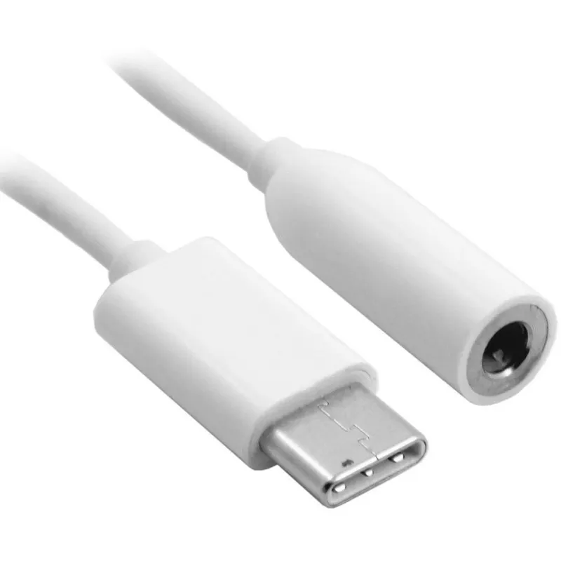 Huawei Adaptor Huawei, USB Type C, Jack 3.5 mm, White