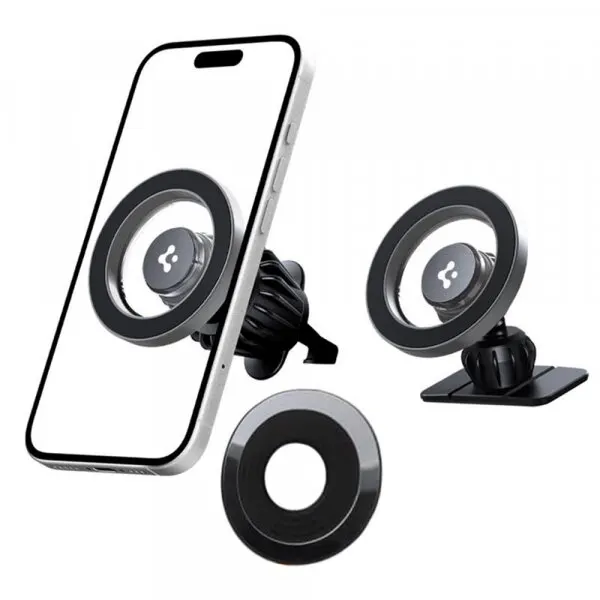 Spigen Suport Auto Magnetic Spigen MFT13, Universal, Argintiu ACP08314