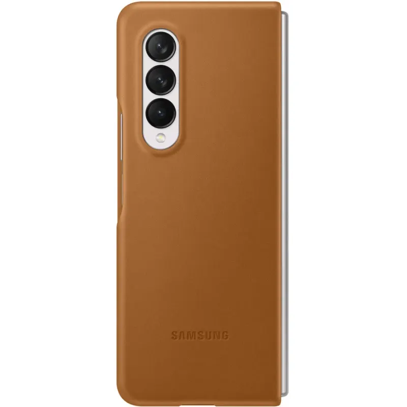 Samsung Husa de protectie Samsung Leather Cover pentru Galaxy Z Fold3, BROWN