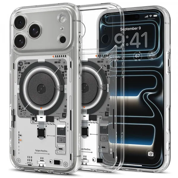 Spigen Husa MagSafe pentru Apple iPhone 18 Pro / 17 Pro, Spigen, Ultra Hybrid Neo One, Transparenta ACS12166
