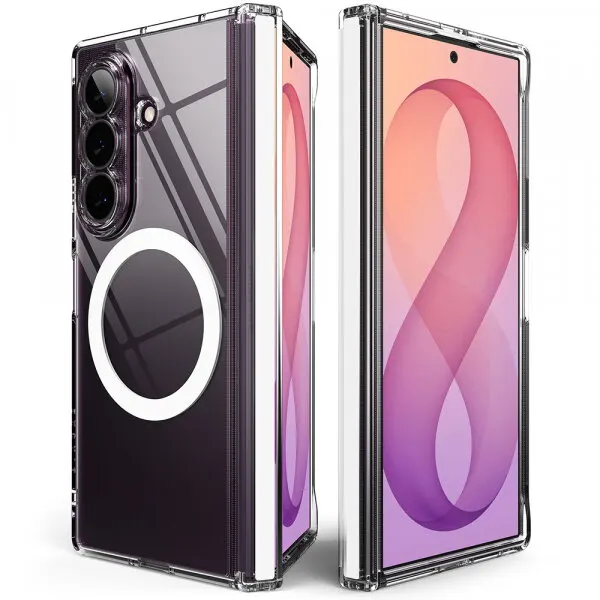 Ringke Husa MagSafe pentru Samsung Galaxy Z Fold8 Ultra F976, Ringke, Fusion Flap, Transparenta