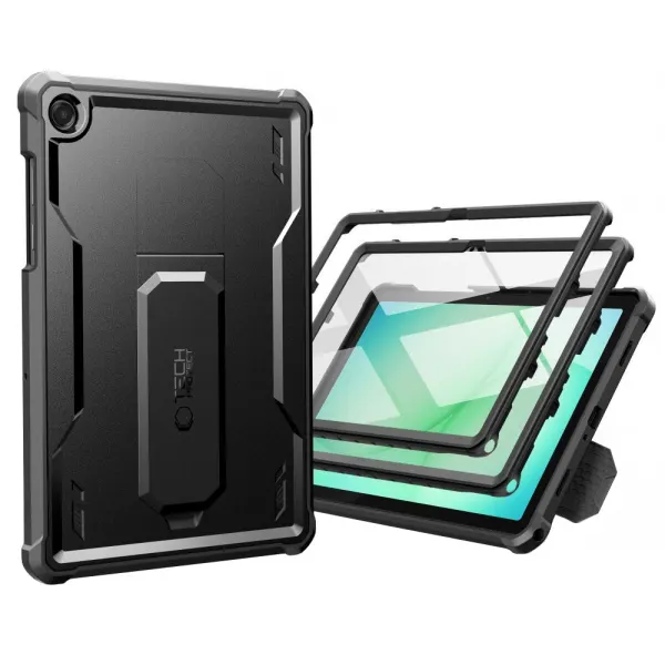 Tech-Protect Husa pentru Samsung Galaxy Tab A11+ / Tab A9+, Tech-Protect, Kevlar Pro, Neagra