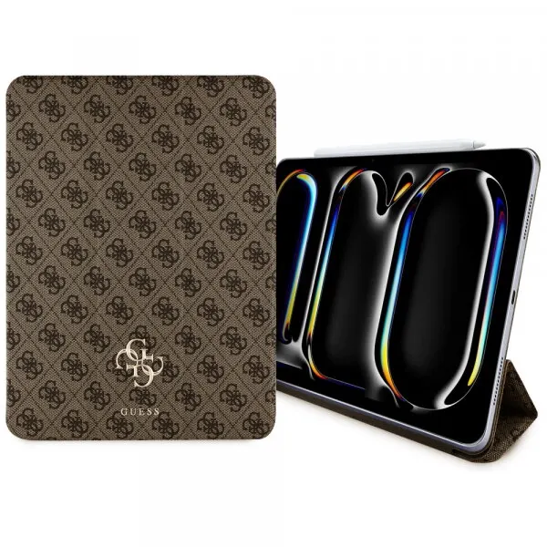 Guess Husa pentru Apple iPad Pro 11 (2024), Guess, 4G Big Logo, Maro
