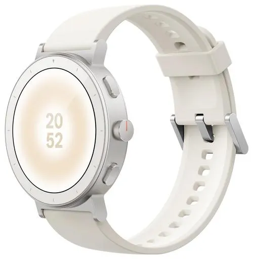 Smartwatch Realme Watch S5, Bluetooth, Ecran AMOLED 1.43inch, GPS, 100+ Moduri Sport, Android/iOS, 5 ATM (Bej)