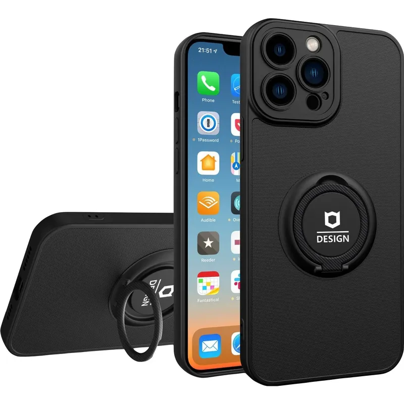 Flippy, Husa Eagle Eye cu Stand pentru Samsung A32 5G, Negru, Suport Auto Magnetic