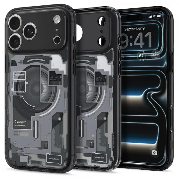 Spigen Husa MagSafe pentru Apple iPhone 18 Pro / 17 Pro, Spigen, Ultra Hybrid Zero One, Neagra ACS12165