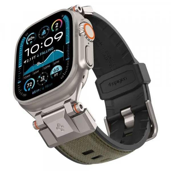 Spigen Curea Spigen DuraPro Armor pentru Apple Watch 49mm / 46mm / 45mm / 44mm / 42mm Series, Verde AMP09102