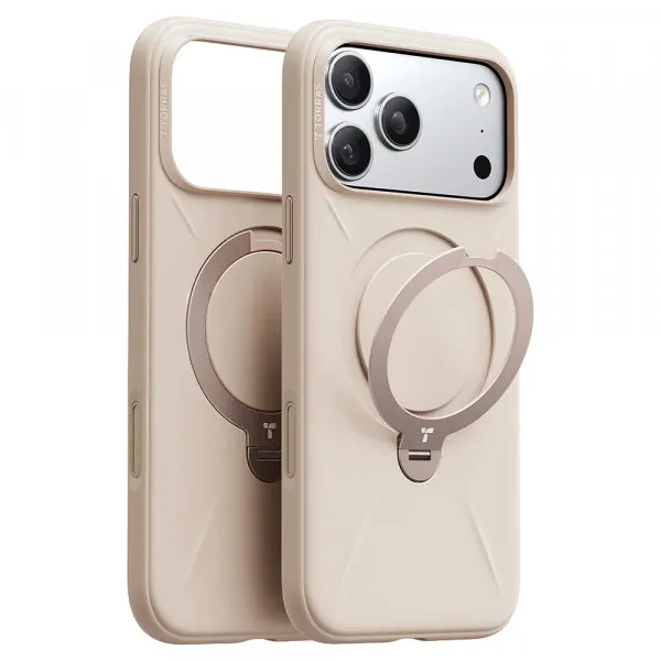 Torras Husa MagSafe pentru Apple iPhone 17 Pro, Torras, QPRO Silicone, Aurie