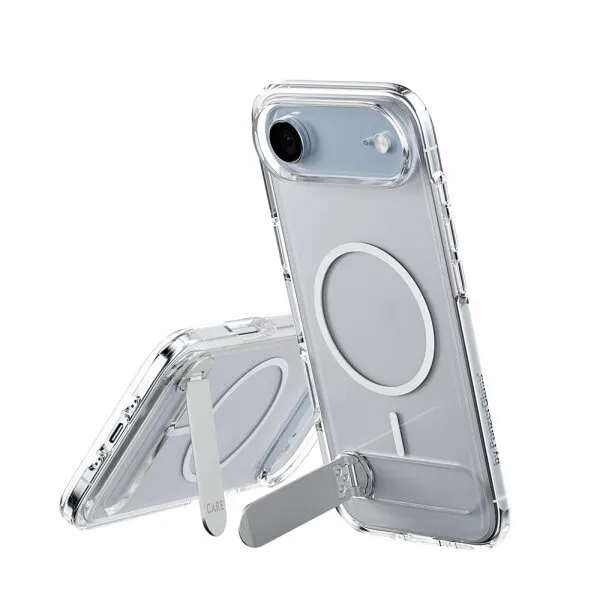 Panzerglass Husa MagSafe pentru Apple iPhone 17 Air, PanzerGlass, Care Feature Kickstand, Transparenta