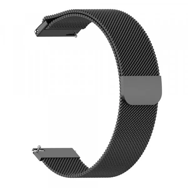 techsuit Curea Techsuit W009 pentru Huawei Watch / Garmin Watch Series, 18mm, Neagra
