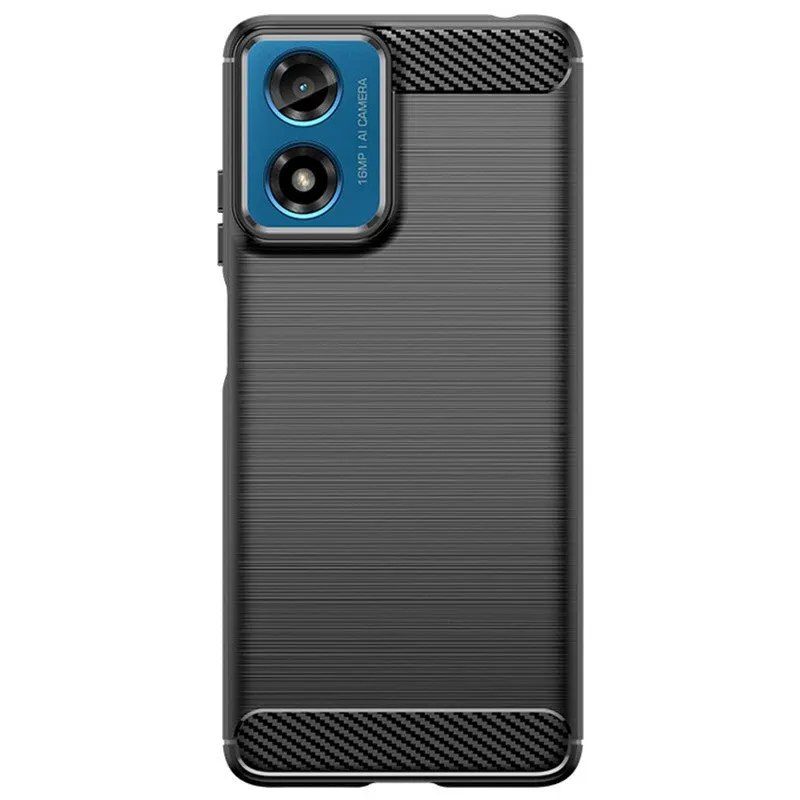 Husa de Protectie pentru Motorola Moto G04 5G / Moto G24 5G, Flippy, Protectie 360, din TPU cu element de Carbon, Anti