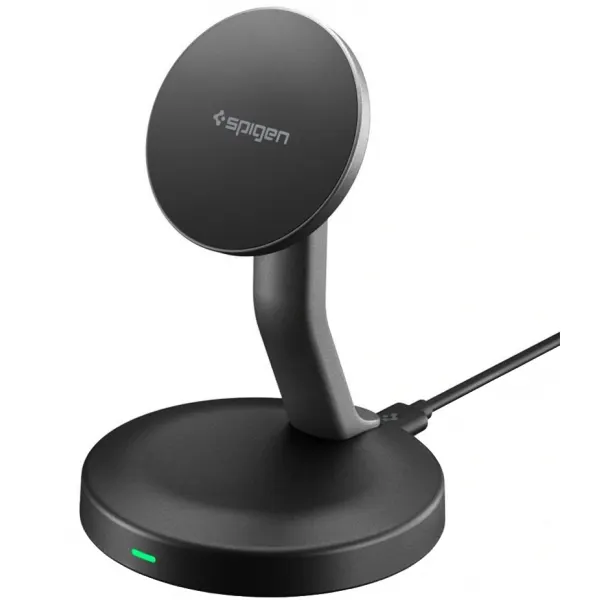 Spigen Incarcator Retea Wireless Spigen EF151MS, 15W, 1.67A, Negru ACH10441