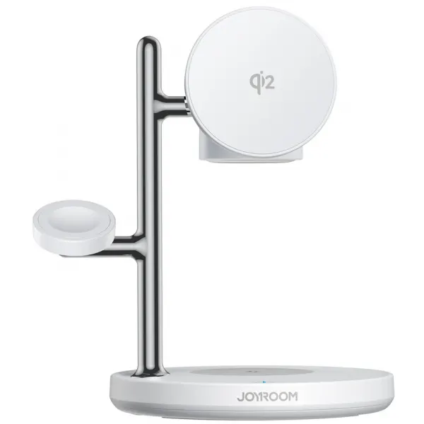 JOYROOM Incarcator Retea Wireless Joyroom JR-W23 3in1, 15W, 1.67A, Alb