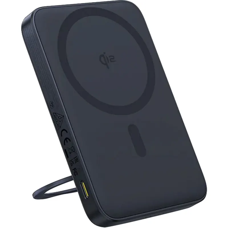 BASEUS Baterie externa Baseus PicoGo Qi2 Magnetic 5000mAh, 20W, cu cablu USB-C 30cm inclus, Negru