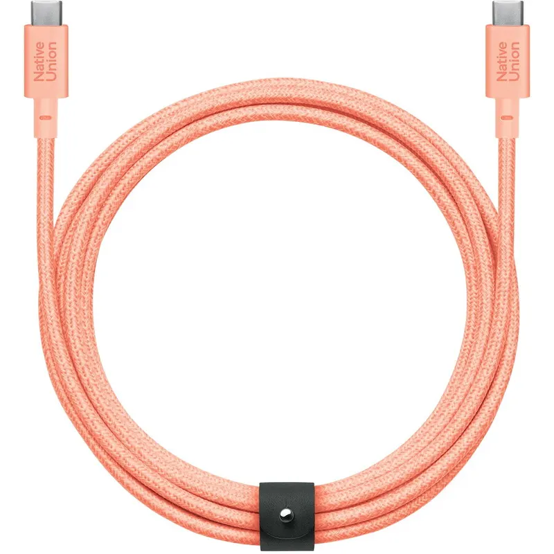 NATIVE UNION Native Union Belt Cable XL USB-C to USB-C 3m - Apricot