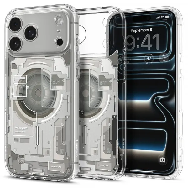 Spigen Husa MagSafe pentru Apple iPhone 18 Pro / 17 Pro, Spigen, Ultra Hybrid Zero One, Bej ACS12164