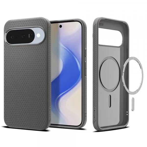 Spigen Husa MagSafe pentru Google Pixel 10 Pro / 10, Spigen, Liquid Air, Gri ACS09697