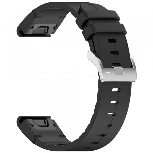 techsuit Curea Techsuit W071 pentru Garmin Watch Fenix / Forerunner Series, 22mm, Neagra