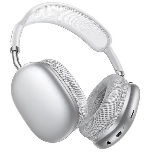 Casti Stereo Wireless Borofone BO36 Tone, Bluetooth, A2DP, Argintiu