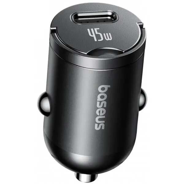BASEUS Incarcator Auto Cu Cablu USB-C Baseus PrimeTrip VP2, 45W, 3A, 1 x USB-C, Negru C0206800