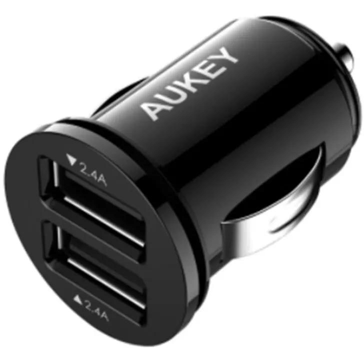 AUKEY ncarcator Auto Aukey CC-S1, 2 x USB, 4.8A, 24W, Negru