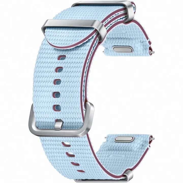 Samsung Curea Smartwatch Samsung Athleisure Band pentru Galaxy Watch7, marime M/L, Albastru deschis