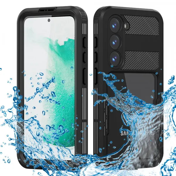 ShellBox Husa Waterproof pentru Samsung Galaxy S23 S911, ShellBox, Neagra
