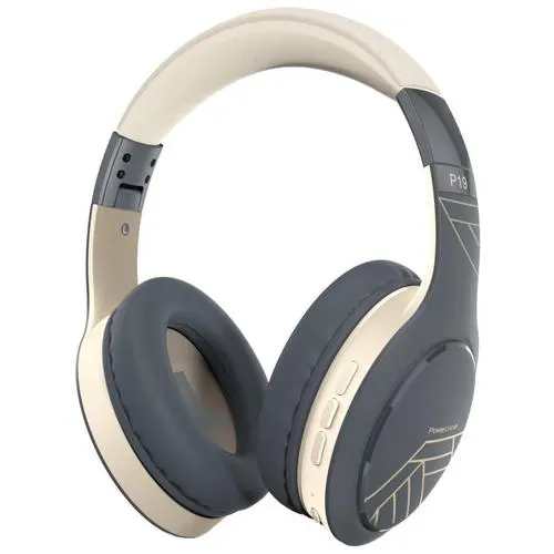 Casti Stereo Wireless PowerLocus P19, Bluetooh (Gri)