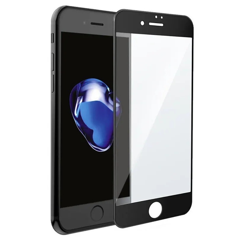 Apple, Folie Sticla Apple iPhone 8 Plus 5D Negru