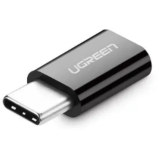 Ugreen ADAPTOR Ugreen, US157, USB Type-C(T) to micro USB(M), negru