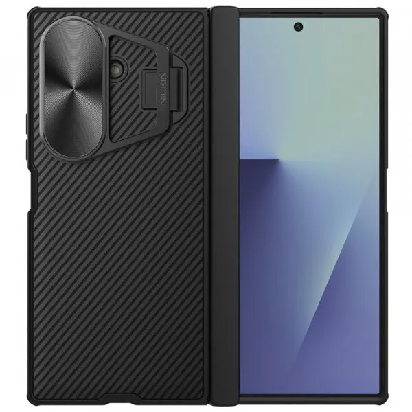 NILLKIN Husa MagSafe pentru Samsung Galaxy Z Fold7 F966, Nillkin, CamShield Prop with Metal Lens Cover, Neagra