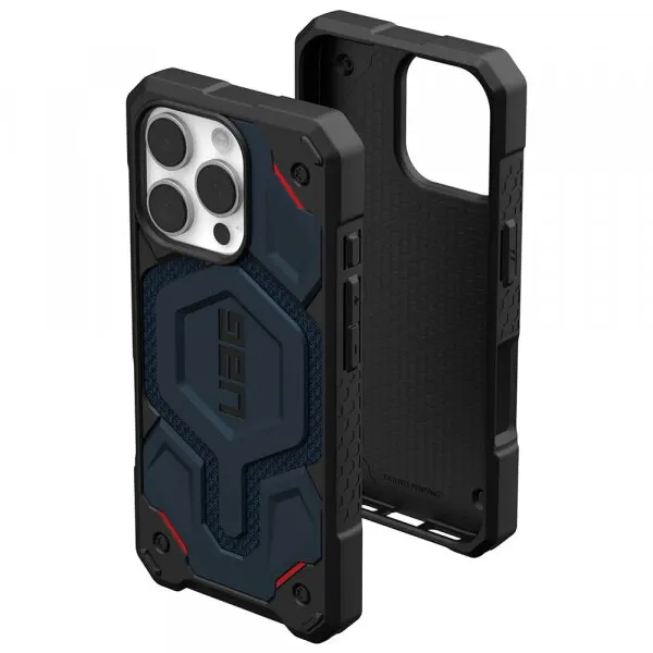 Urban Armor Gear Husa MagSafe pentru Apple iPhone 16 Pro, Urban Armor Gear, Monarch Pro Kevlar, Bleumarin