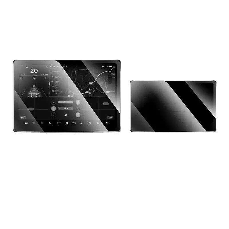 Flippy, Set 2 Folii de Sticla Securizata, Flippy, Compatibila cu Tesla Model 3 / Tesla Model Y