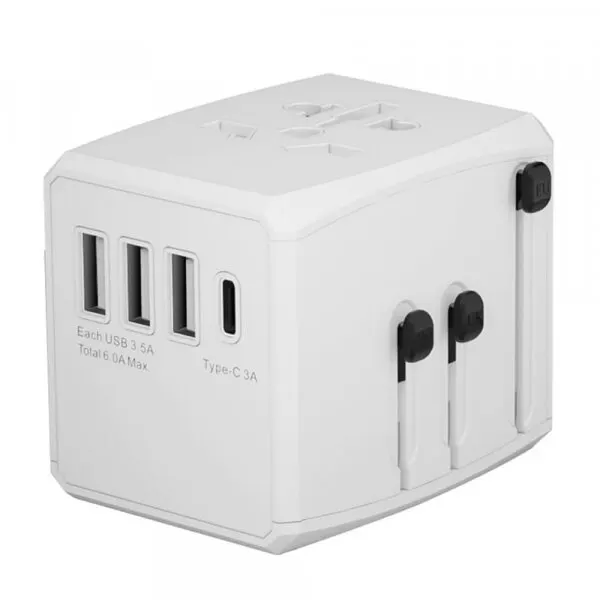 techsuit Incarcator Retea Techsuit HHT904-B3 Travel, 30W, 3A, 3 x USB-A - 1 x USB-C, Alb