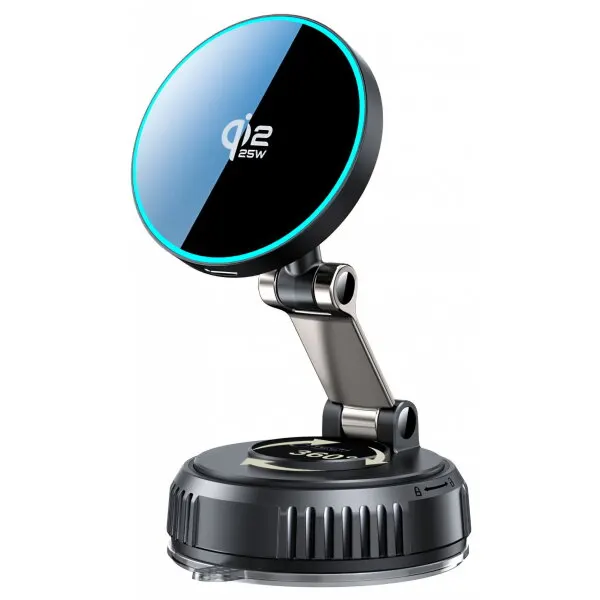 Tech-Protect Incarcator auto wireless Tech-Protect MM25W-V8, 25W, Negru