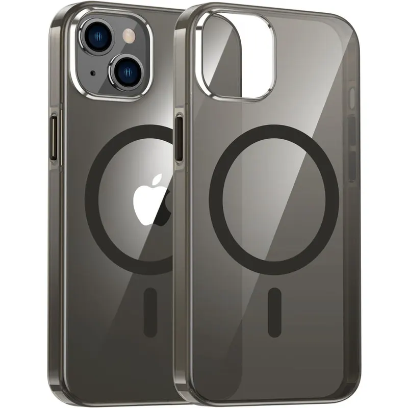 Dviced Dviced Magsafe iPhone 15 clear case - Black