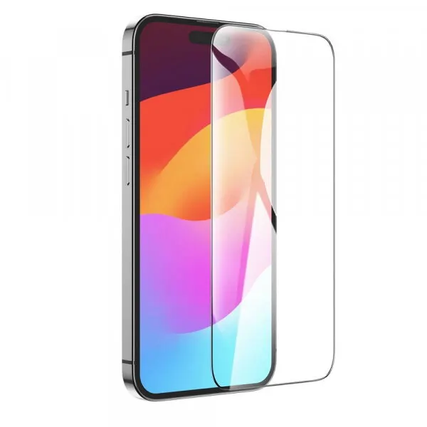 HOCO Folie de protectie Ecran HOCO G14 pentru Apple iPhone 15 Pro, Sticla Securizata, Full Glue, Set 10 bucati, 5D, Neagra