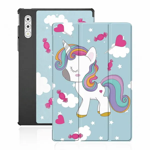 techsuit Husa pentru Lenovo Yoga Tab Plus, Techsuit, FoldPro Unicorn, Multicolor