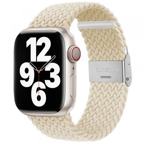 techsuit Curea Techsuit W032 pentru Apple Watch 41mm / 40mm / 38mm Series, Bej