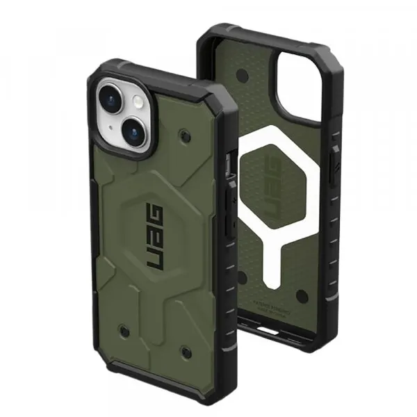 Urban Armor Gear Husa MagSafe pentru Apple iPhone 15 Plus, Urban Armor Gear, Pathfinder, Verde