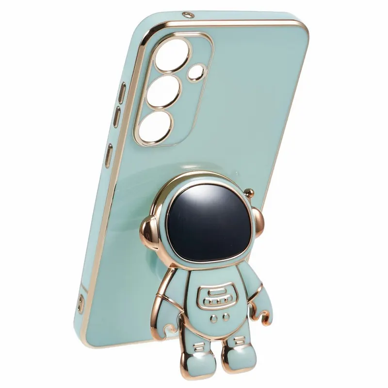 Husa Telefon 2in1, Flippy, Compatibila Samsung Galaxy S23 Ultra, Carcasa TPU cu Suport Inclus Tip Astronaut, Protectie