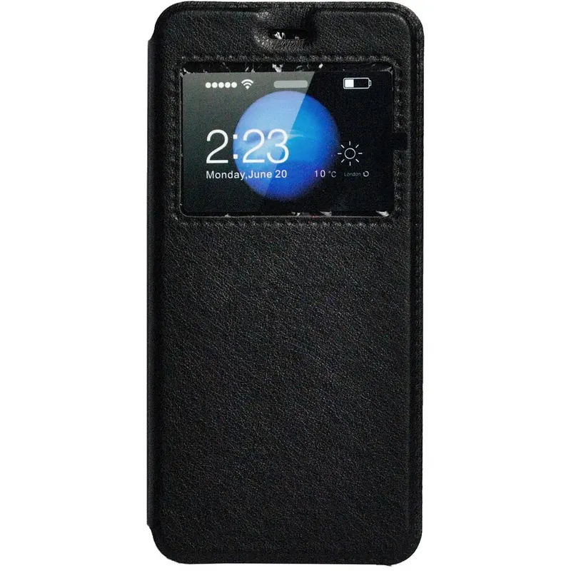 spacer Husa tip Book Spacer Magnetic S-View pentru Huawei P10, Negru