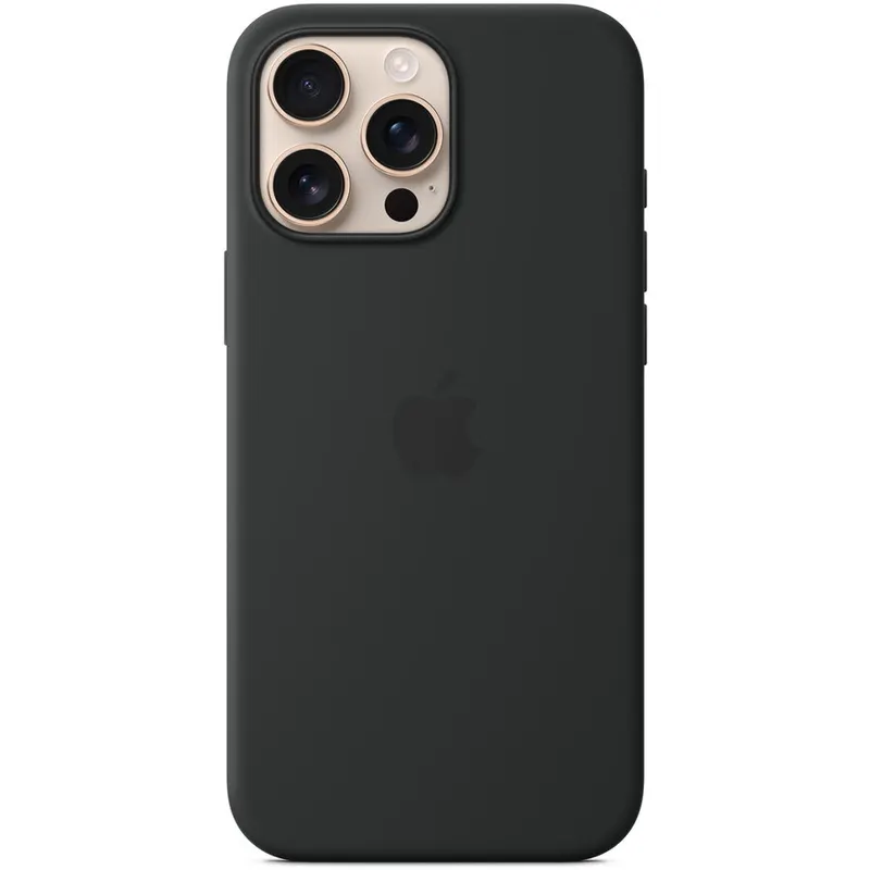 Apple Apple iPhone 16 Pro Max Silicone Case with MagSafe - Black