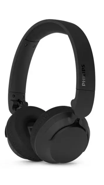Casti Stereo Wireless On-Ear Philips TAH4500BK/00, ANC, Bluetooth 6.0, Autonomie 70h (Negru)