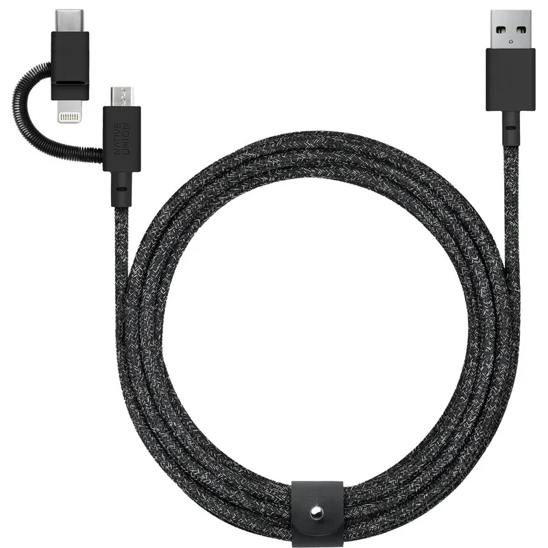 NATIVE UNION Native Union Belt Cable Universal 2m - Cosmos Black