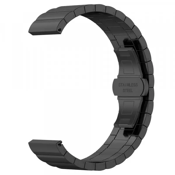 techsuit Curea Techsuit W012 pentru Samsung Galaxy Watch / Huawei Watch Series, 20mm, Neagra